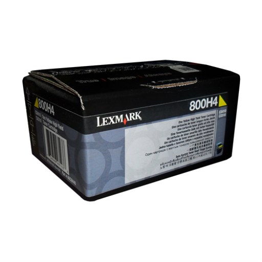 Lexmark Original Yellow Laser Cartridge 80C0H40