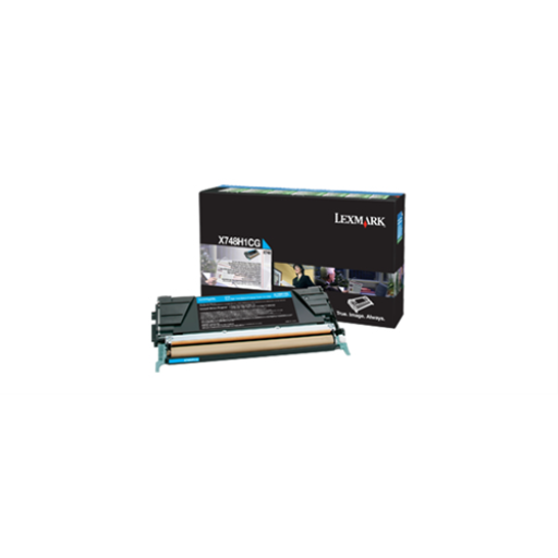 Lexmark Original Cyan Laser Cartridge X748H1CG