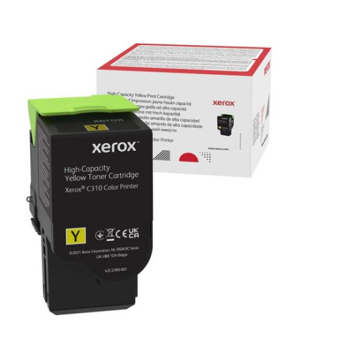 XEROX 006R04367 Xerox Yellow High Capacity Toner Cartridge, for Xerox C310 & C315 Color Printers