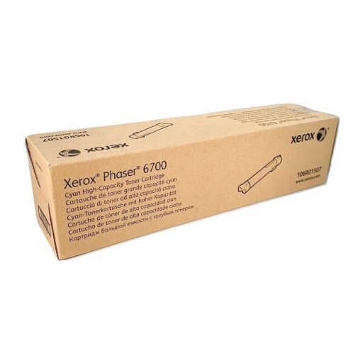 XEROX 106R01507 Cyan High Capacity Toner Cartridge, Phaser 6700