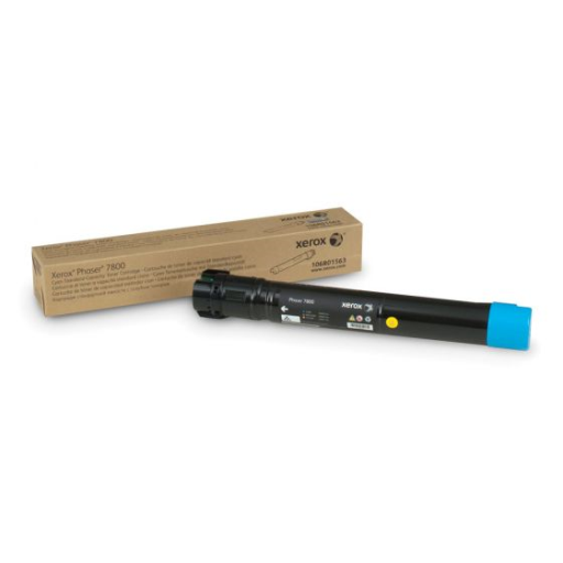 XEROX 106R01563 Cyan Standard Capacity Toner Cartridge, Phaser 7800