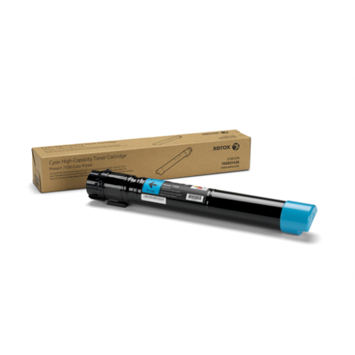 XEROX 106R01436 Cyan High Capacity Toner Cartridge, Phaser 7500