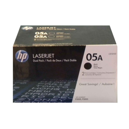 HP CE505D Toner Dual Pack Cartouche