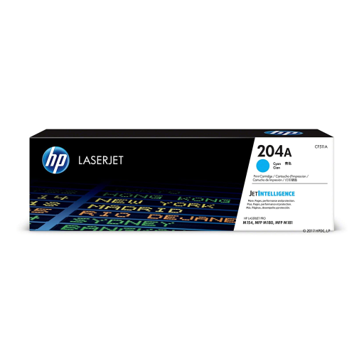 HP CF511A Original 204A Cyan Toner Cartridge
