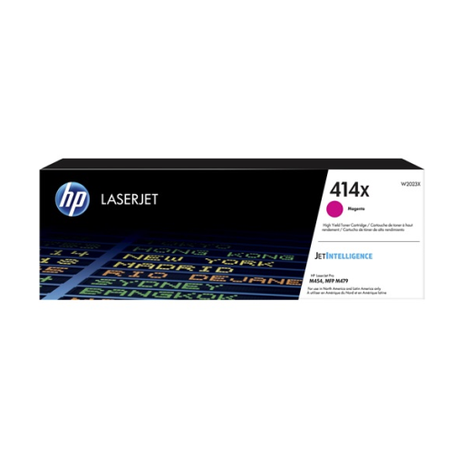 HP W2023X HP #414X High Yield Magenta Original LaserJet Toner Cartridge