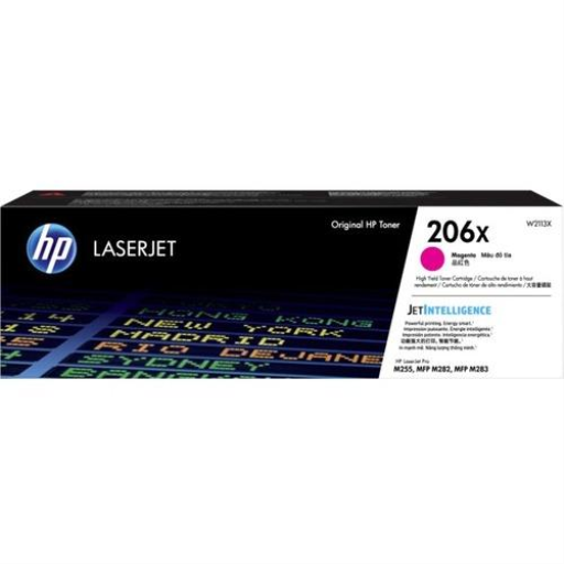HP 206X High Yield Magenta Toner Cartridge W2113X