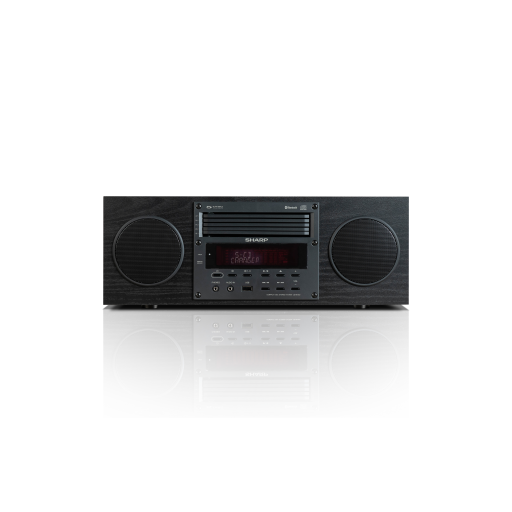 SHARP CD-BH350 Micro Audio Component System with 5 CD Changer, Bluetooth, FM Radio & USB Playback - 50 Watts RMS