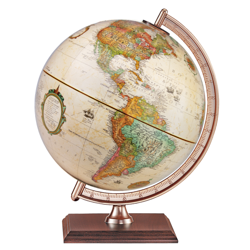 Replogle Globes - Globe Français Forester 9"/22.9cm Océan antique