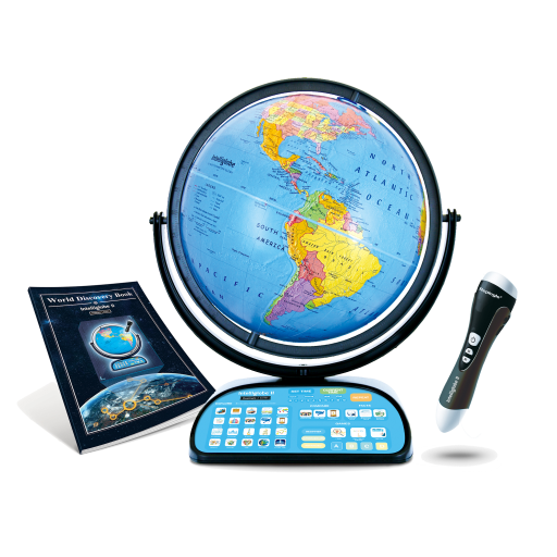 Replogle Globes - Globe Anglais Intelliglobe 12"/30cm Océan bleu interactif