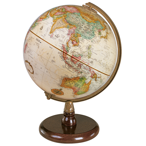 Replogle Globes - Globe Anglais Quincy 9"/22.9cm Océan Antique