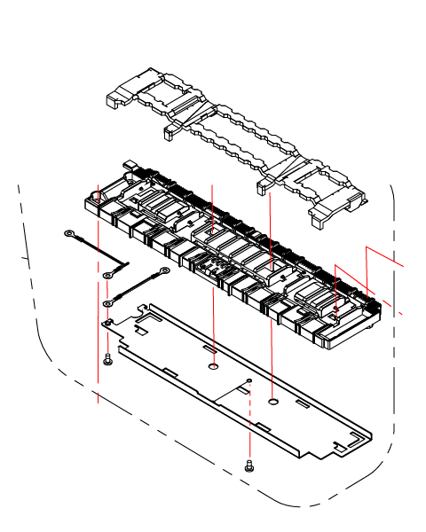 Epson PN 1821104 Paper guide front assy
