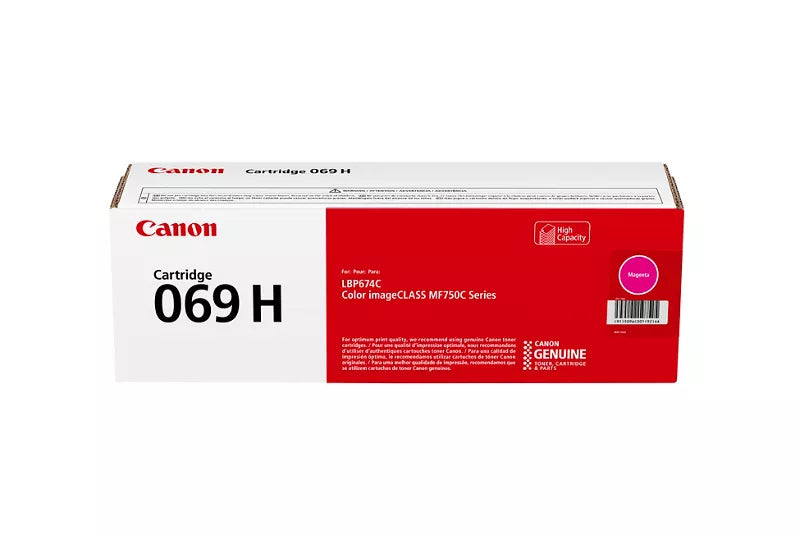 Canon Original Magenta Laser Cartridge 069H High Yield 5096C001