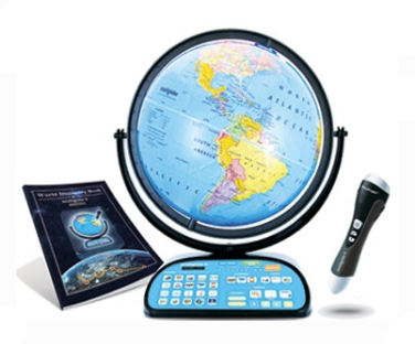 Replogle Globes - Globe Anglais Intelliglobe 12"/30cm Océan bleu interactif