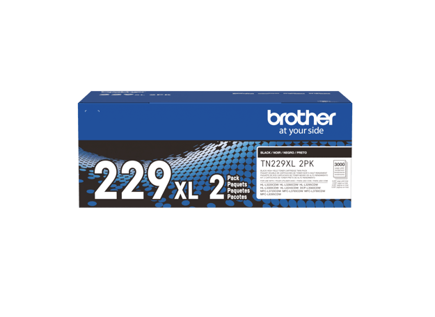 Brother Cartridge TN-229XL2PK Brother Black Toner Twin-Pack XL x2