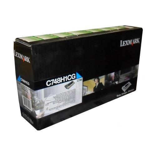 Lexmark C748H1Cg Toner Cyan Haut Rendement-PG TECH