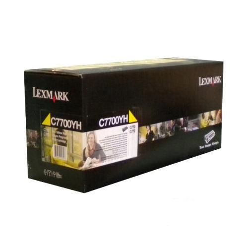 Lexmark C7700Yh Toner Jaune Haut Rendement-PG TECH