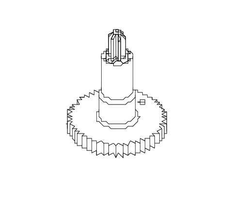 Epson PN 1554360 Gear Ribbon take up