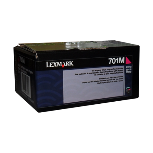 Lexmark 70C10M0 CS/CX310,410,510 Magenta Return Program 1K Toner Cartridge