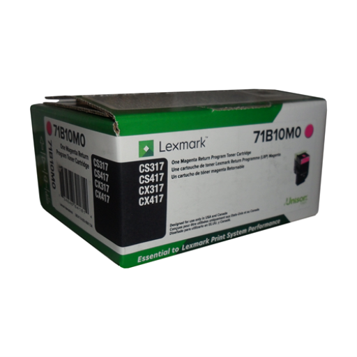 Lexmark 71B10M0 CS/CX317,417,517 Magenta Return Program 2.3K Toner Cartridge
