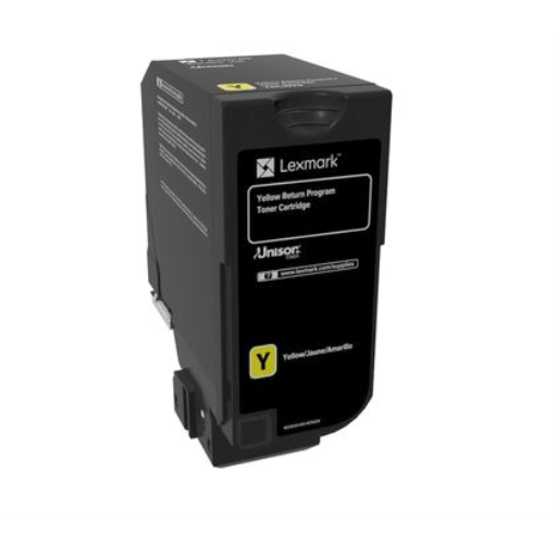 Lexmark 74C10Y0 CS720,CS/CX725 Yellow Return Program 3K Toner Cartridge
