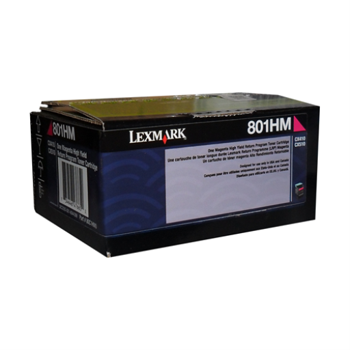 Lexmark 80C1HM0 CX410,510 Magenta Return Program 3K Toner Cartridge