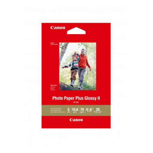 Canon PP-301 4" x 6" Photo Paper Plus Glossy (20 sheets/pkg)