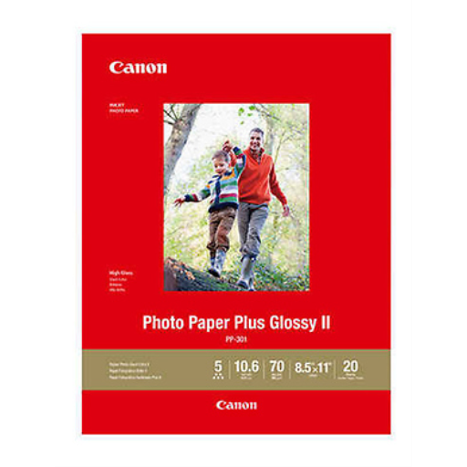 Canon PP-301 8.5" x 11" Photo Paper Plus Glossy (20 sheets/pkg)