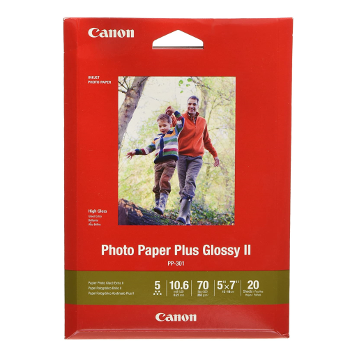 Canon PP-301 5" x 7" Photo Paper Plus Glossy (20 sheets/pkg)