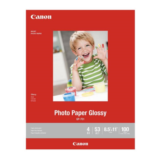 Canon GP-701 8.5" x 11" Photo Paper Glossy (100 sheets/pkg)
