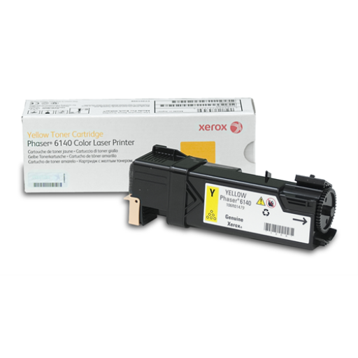 XEROX 106R01479 Yellow Toner Cartridge, Phaser 6140
