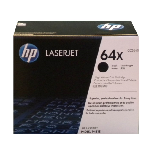 HP CC364X 64X Black Toner Cartridge
