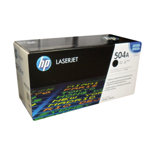 HP CE250A Black Toner Cartridge 504A