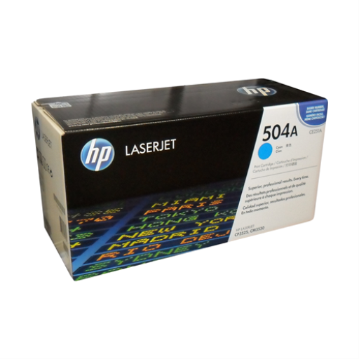 HP CE251A Cyan 504A Toner Cartridge