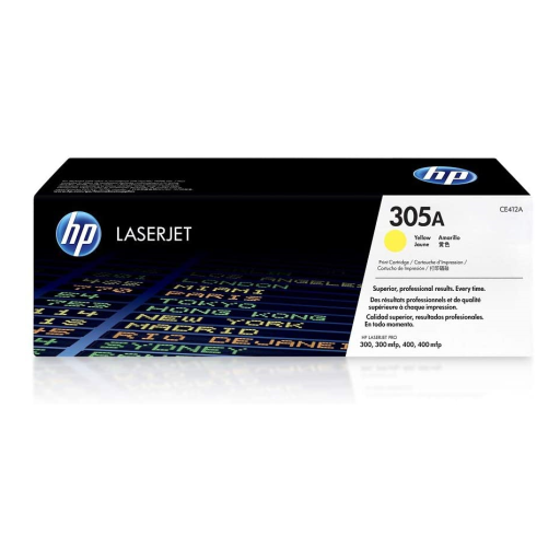 HP CE412A Yellow 305A Toner Cartridge
