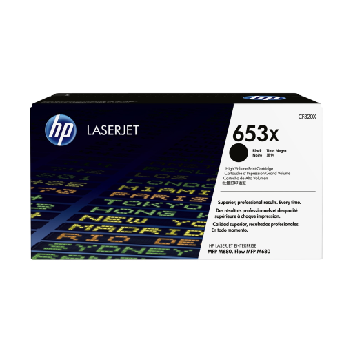 HP CF320X Black Toner Cartridge 653X