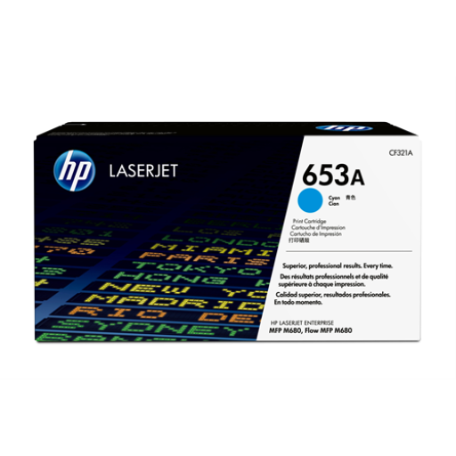 HP CF321A Cyan 653A Toner Cartridge