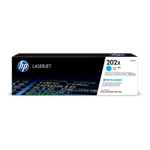 HP CF501X Original 202X Cyan Toner Cartridge