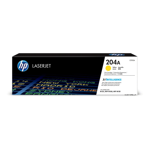 HP CF512A Original 204A Yellow Toner Cartridge