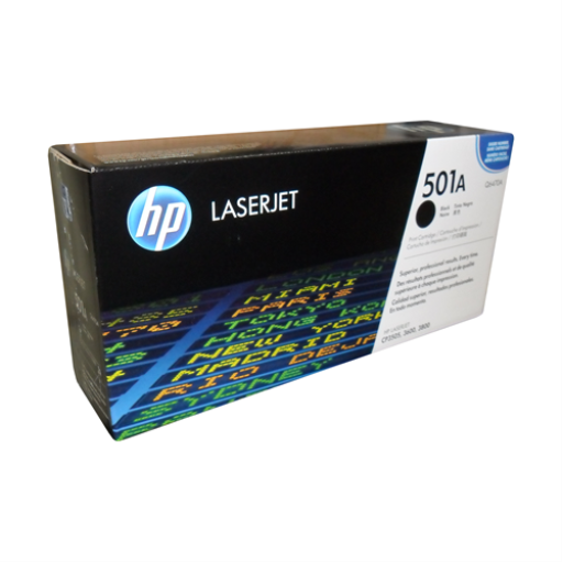 HP Q6470A Original 501A Black Toner Cartridge
