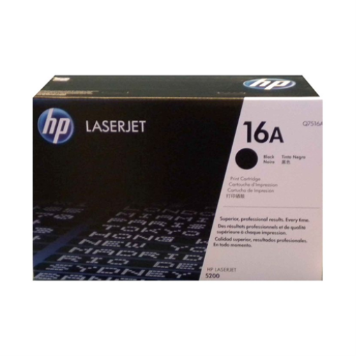 HP Q7516A Original 16A Black Toner Cartridge