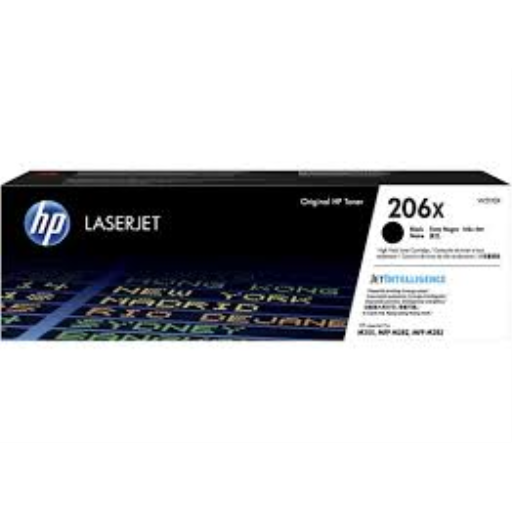 HP 206X Black High Yield Toner Cartridge W2110X