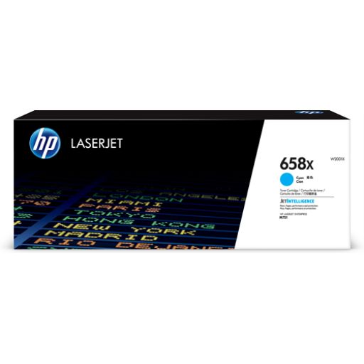 HP W2001X Cyan 658X Laserjet Toner