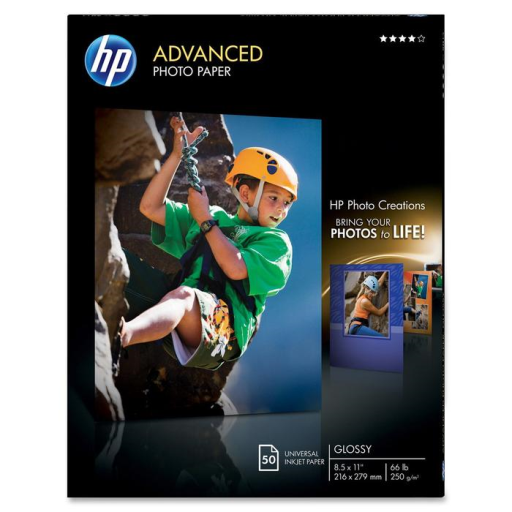 Q7853A HP ADV GLOS PHOTO 8x11 50/PK