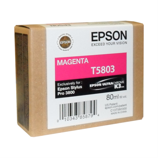 T580300 ULTRACHROME MAGENTA INK 80ML, STYLUS PRO 3800