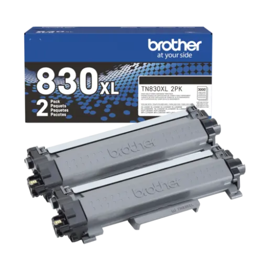 Brother TN830XL2PK Toner Duo Noir 2PK