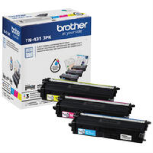 Brother Genuine TN431 Toner Trio Couleur 3PK