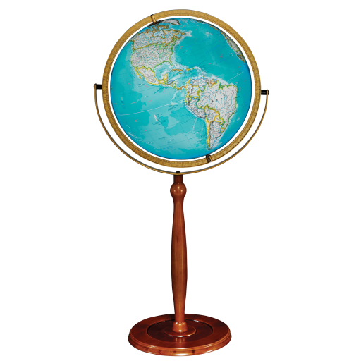 Replogle Globes - Globe Anglais National Geographic Chamberlin 16"/40.5cm Océan Bleu Illuminé