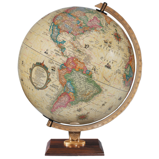 Replogle Globes - Globe Anglais Carlyle 12"/30cm Océan antique illuminé