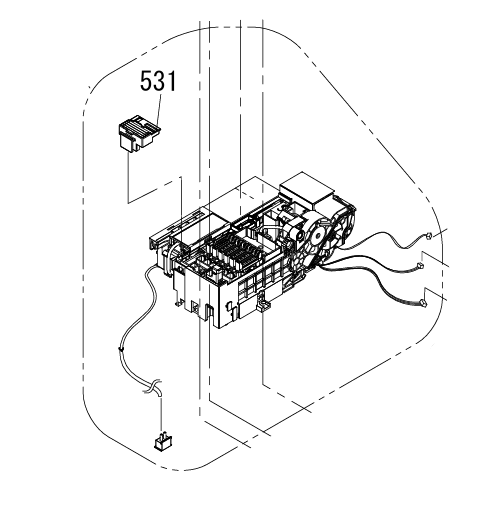 Epson PN 1931159 Pump Cap Assy