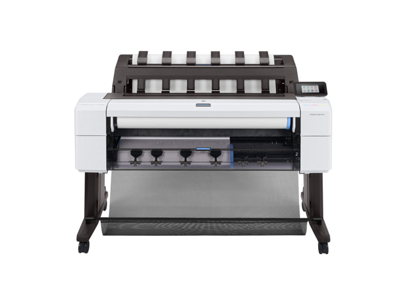 HP INC. 3EK13A#B1K HP DesignJet T1600dr 36-in PostScript Printer - Cyan, magenta, yellow, photo black, matte black, gray - 128 GB (file processing) 4] - Up to 2400 x 1200 optimized dpi - Gigabit Ethernet (1000Base-T) , Wi-Fi - One-year limited hardware wa